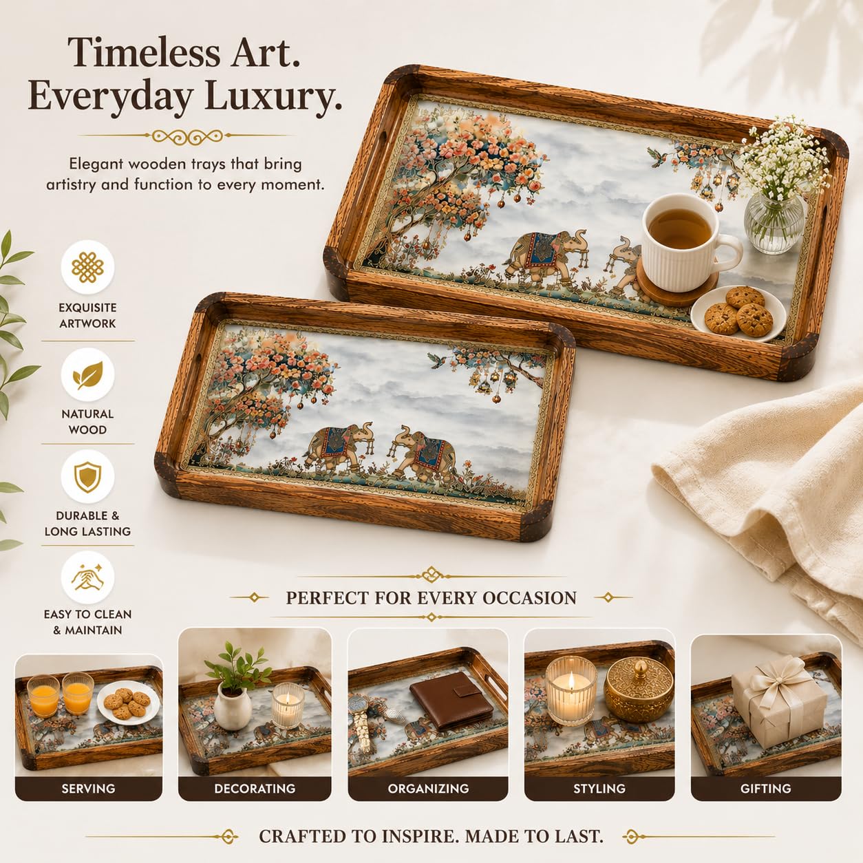 enamel mango wood serving tray v1 angle 4