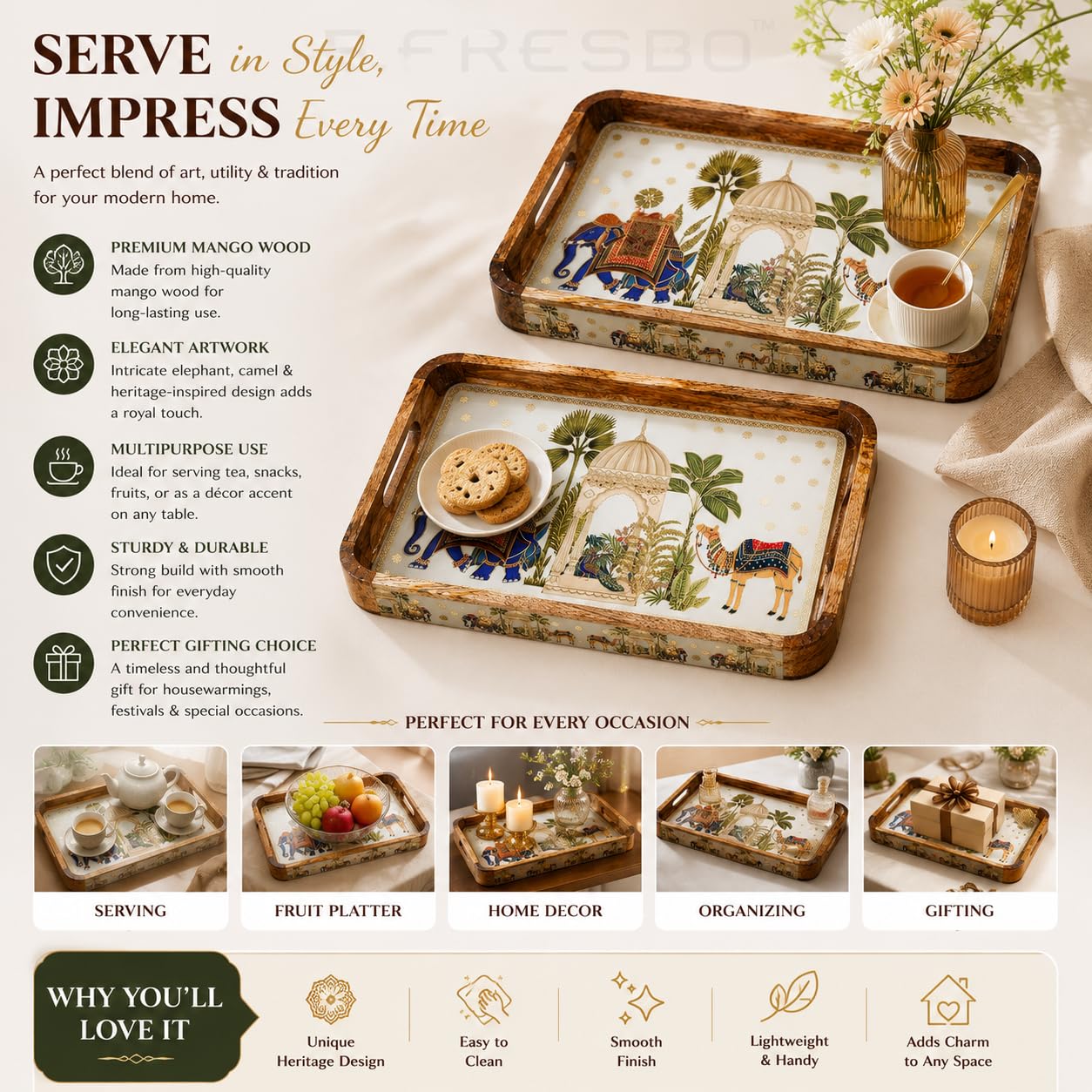 enamel mango wood serving tray v5 angle 3